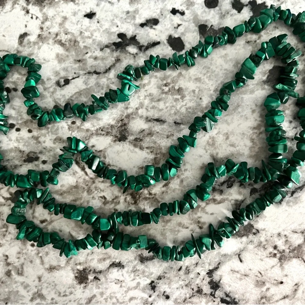 3 Vintage Crystal Chip Necklaces - Picture 5 of 9